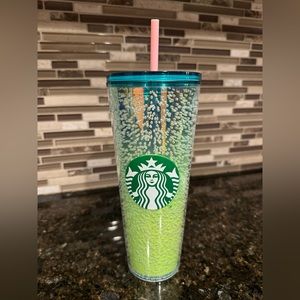 Starbucks Neon Green Bubble Tumbler - Summer 2022